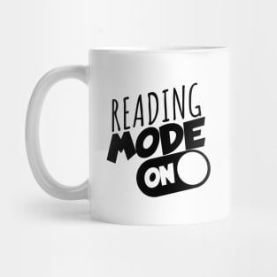 Bookworm reading mode on Mug